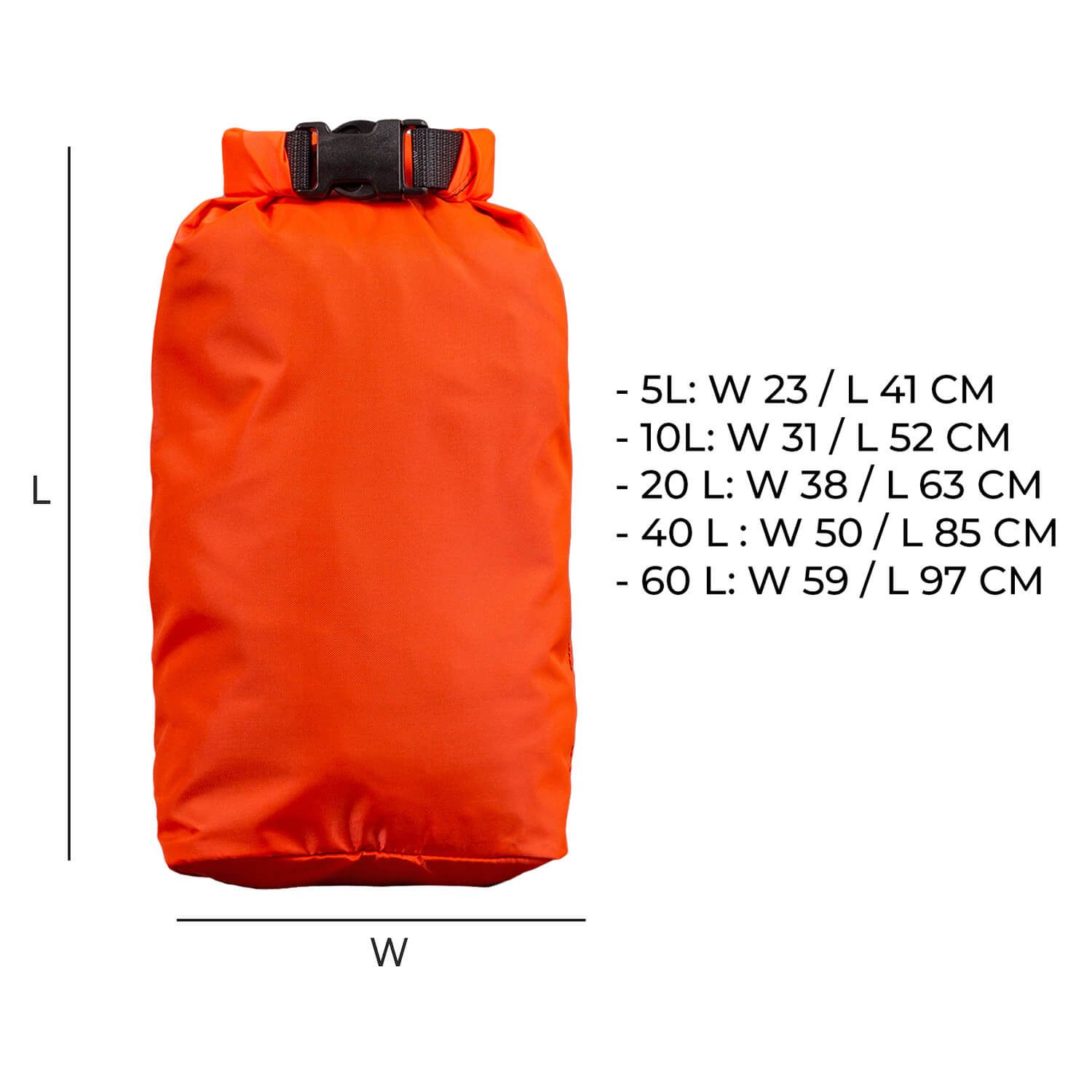 Rolltop Stuffsack 210D