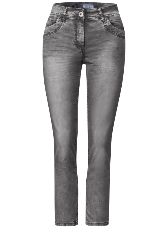 CECIL Graue Loose Fit Jeans