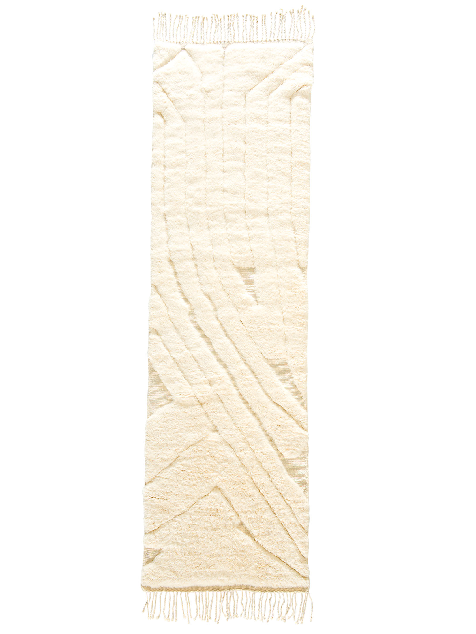Beni Ourain ca. 93 x 314 cm, Unikat / Einzelstück