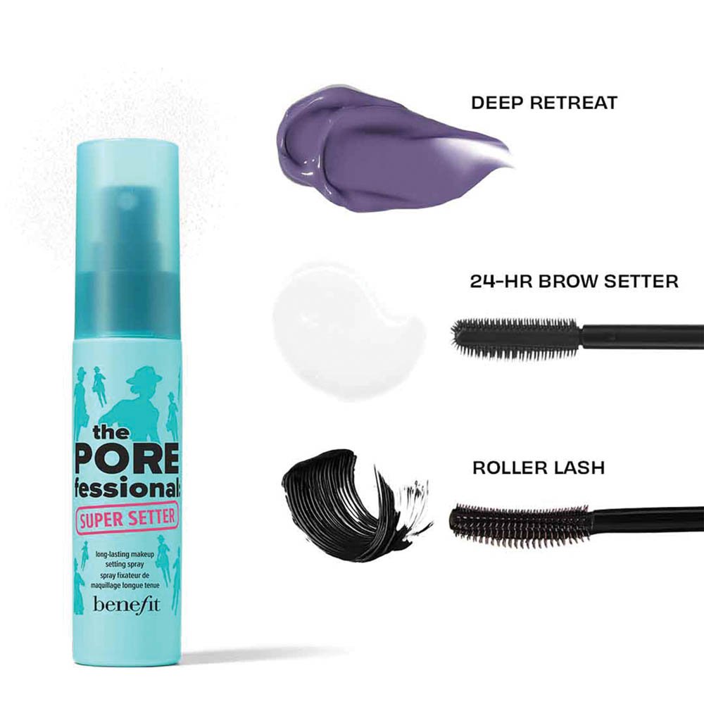 Benefit Sets & Geschenke Good Time Gorgeous Make-up Set – Full-Size Mascara, Setting Spray & Brow Setter Gel plus Mini Toner