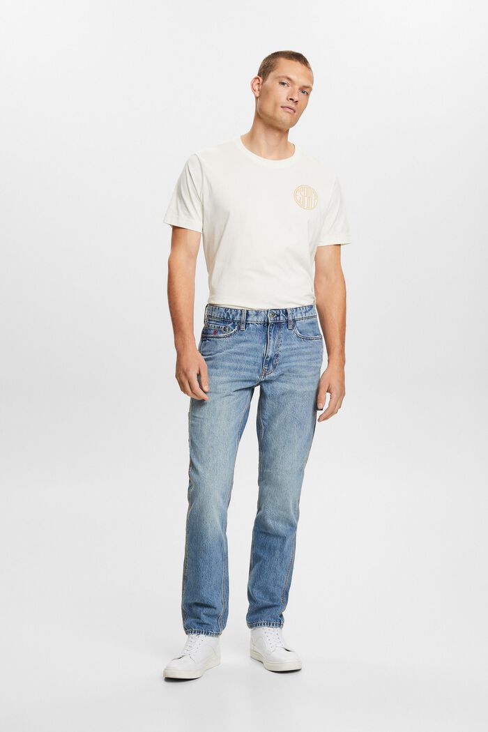 Gerade Carpenter Jeans mit mittelhohem Bund
