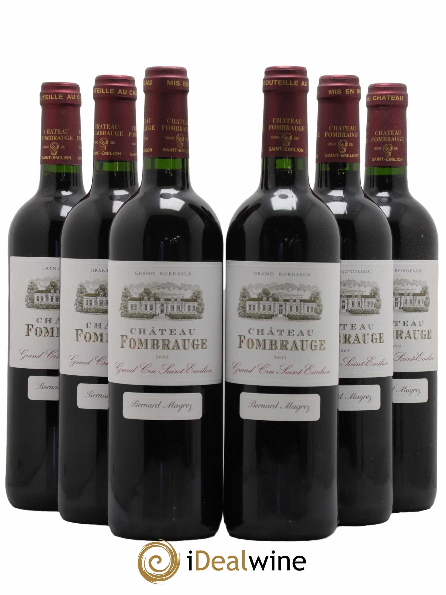 Château Fombrauge Grand Cru Classé  2005 - Lot de 6 Bouteilles