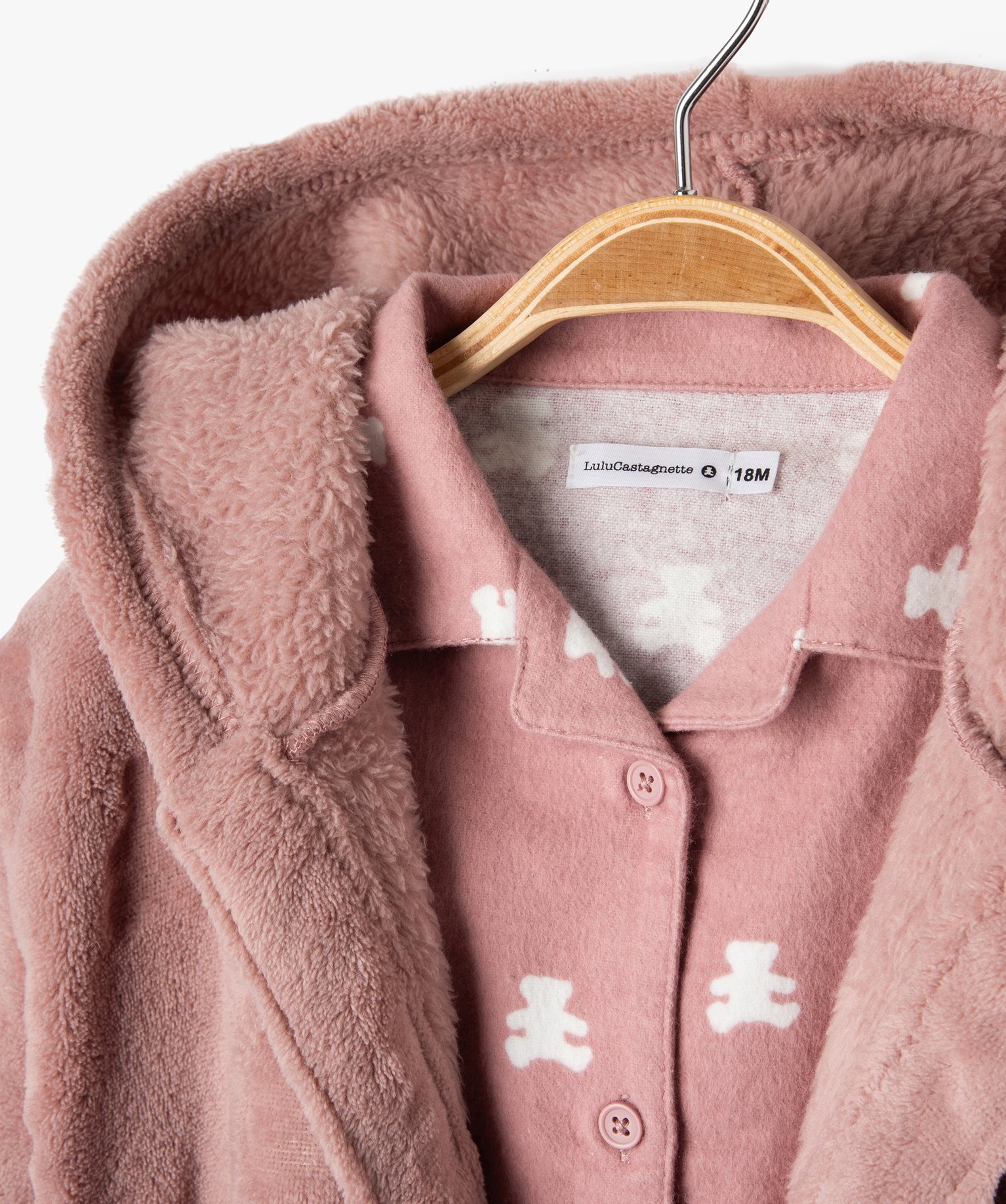 Ensemble pyjama et robe de chambre bébé fille- LuluCastagn... rose | GEMO