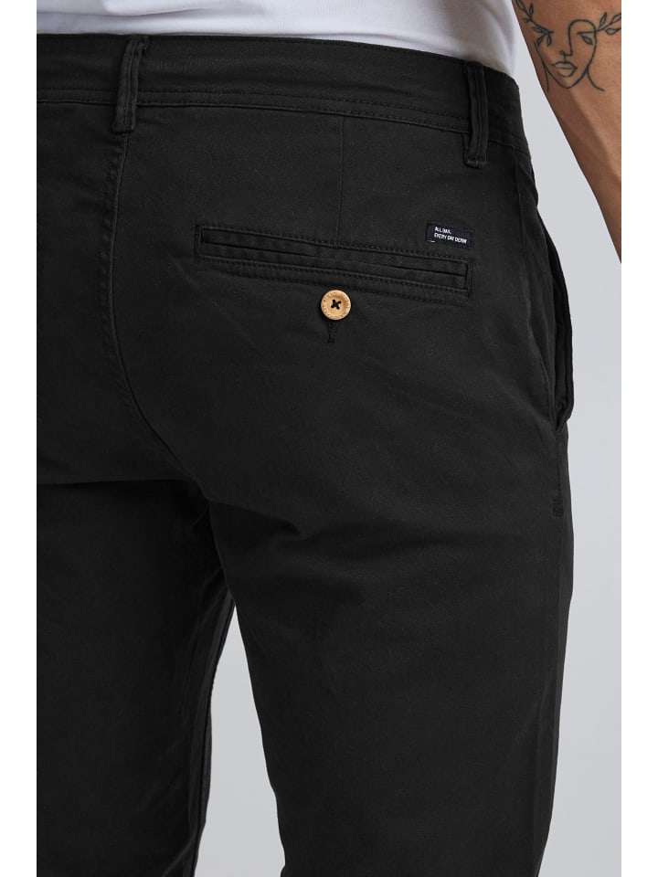 BLEND Chinohose BHNATAN pants - 20703472  Chinohose Slim Fit mit Gürtelschlaufen in Schwarz günstig kaufen