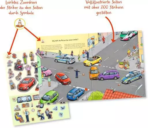 Ravensburger Wieso? Weshalb? Warum? Stickerheft: Polizei
