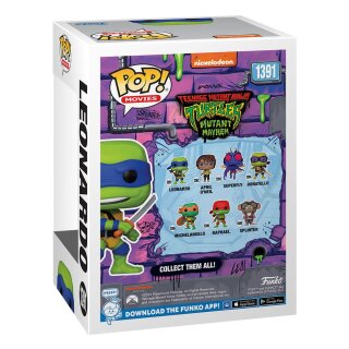 Teenage Mutant Ninja Turtles POP! Movies Vinyl Figur Leonardo 9 cm