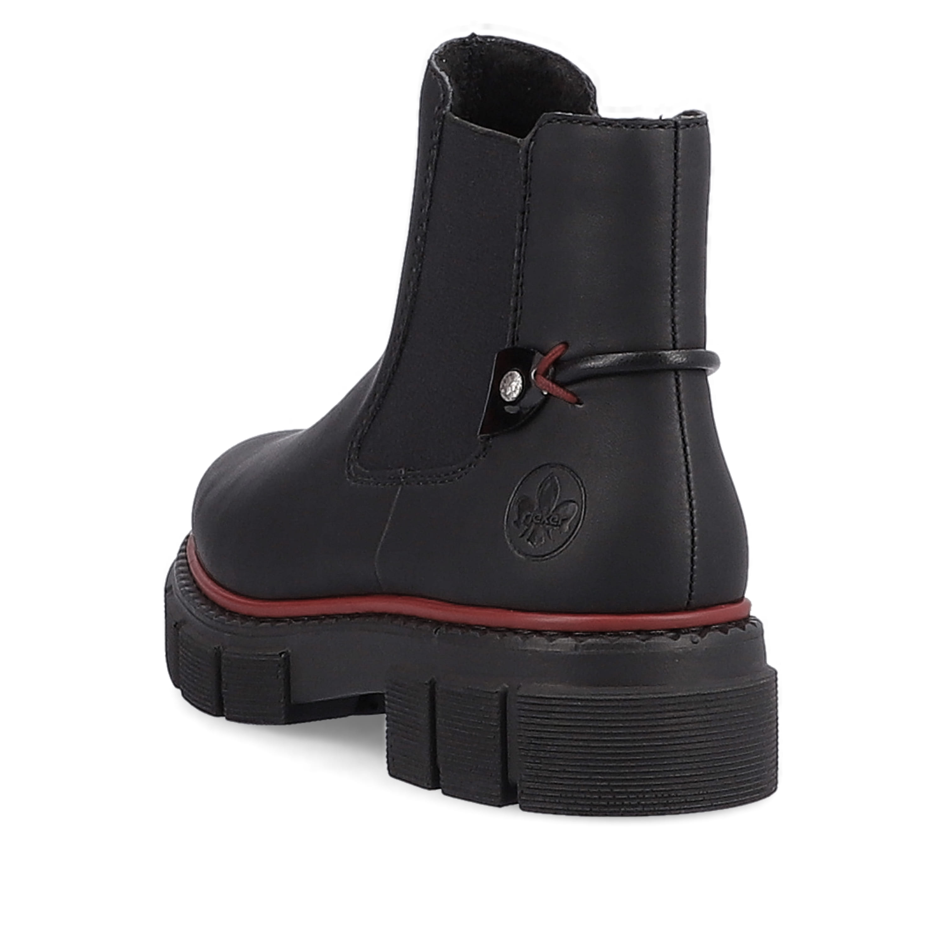 Rieker Damen Chelsea Boots tiefschwarz