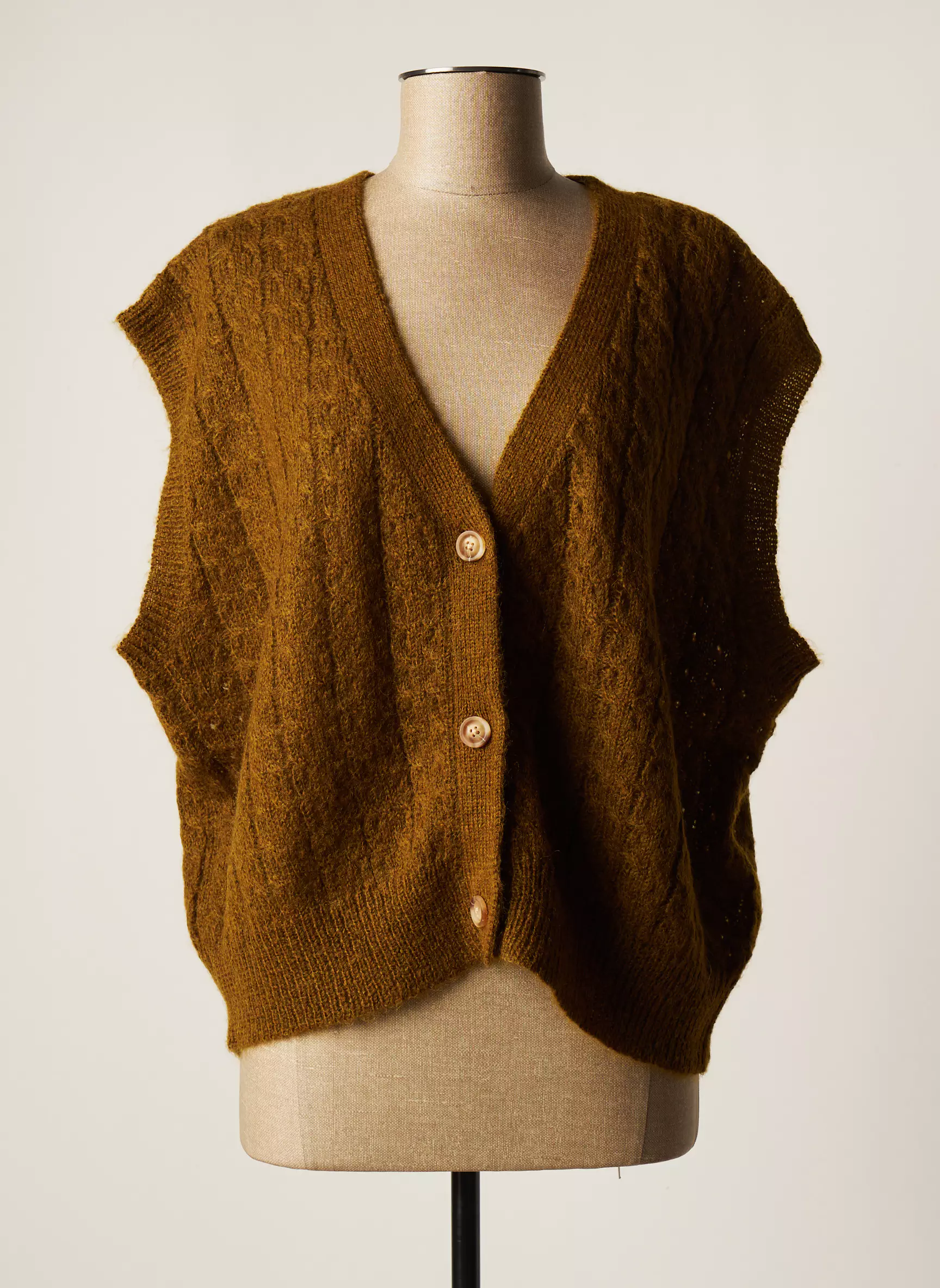 Louise Misha Gilet Femme couleur vert