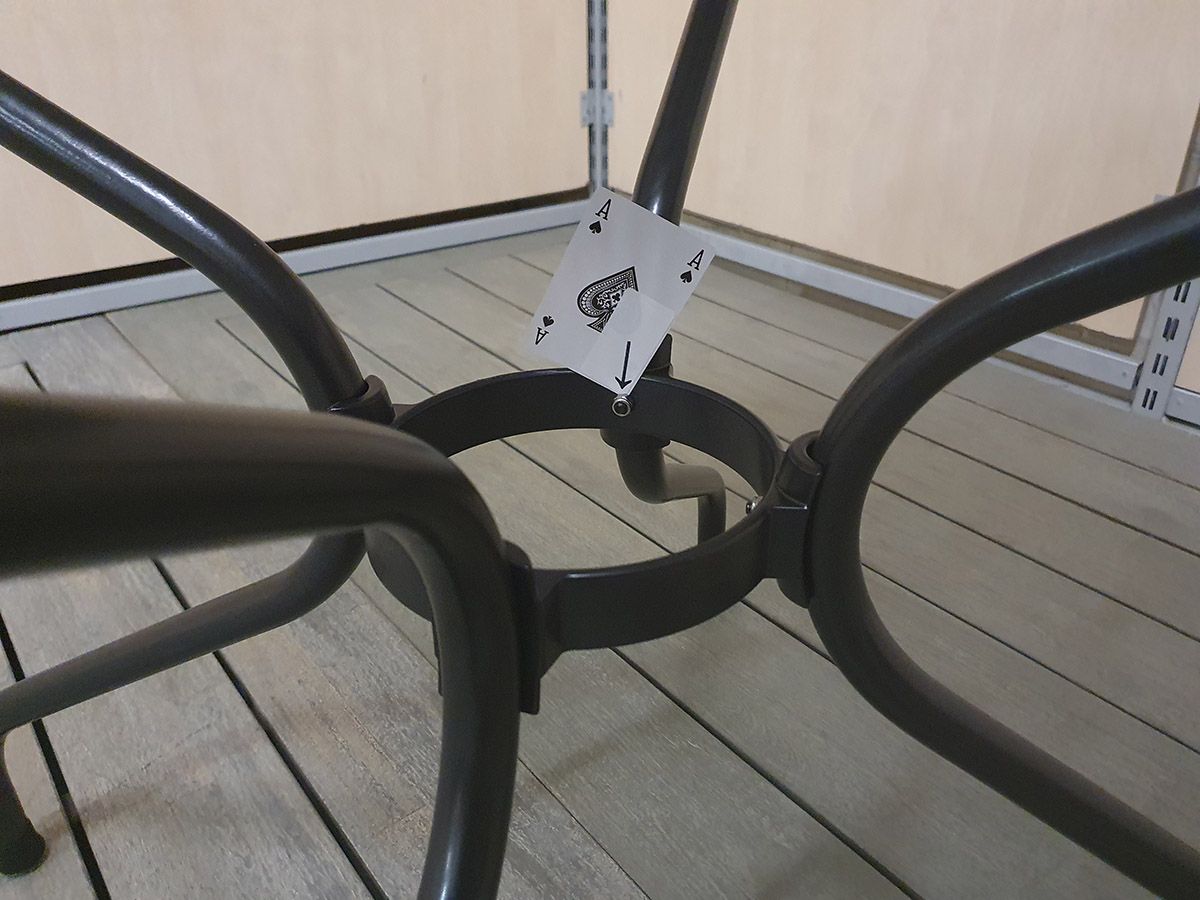 Zweite Chance Kettler Ø 105 cm runder Bistrotisch 9118