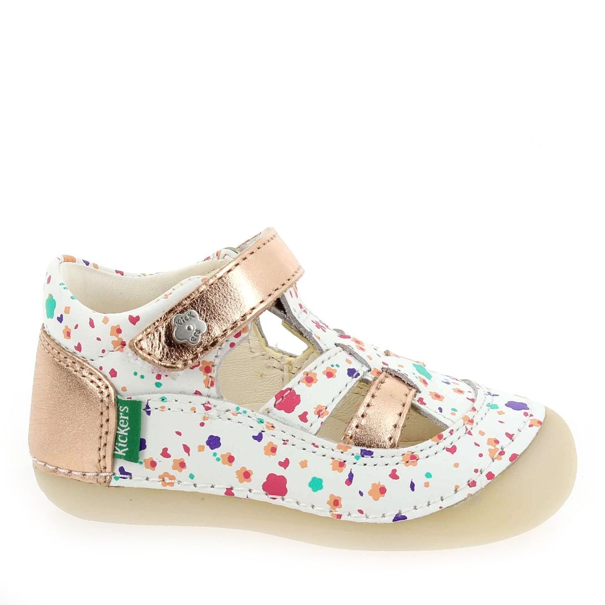 Kickers  SUSHY BLOSSOM - Blanc Multi