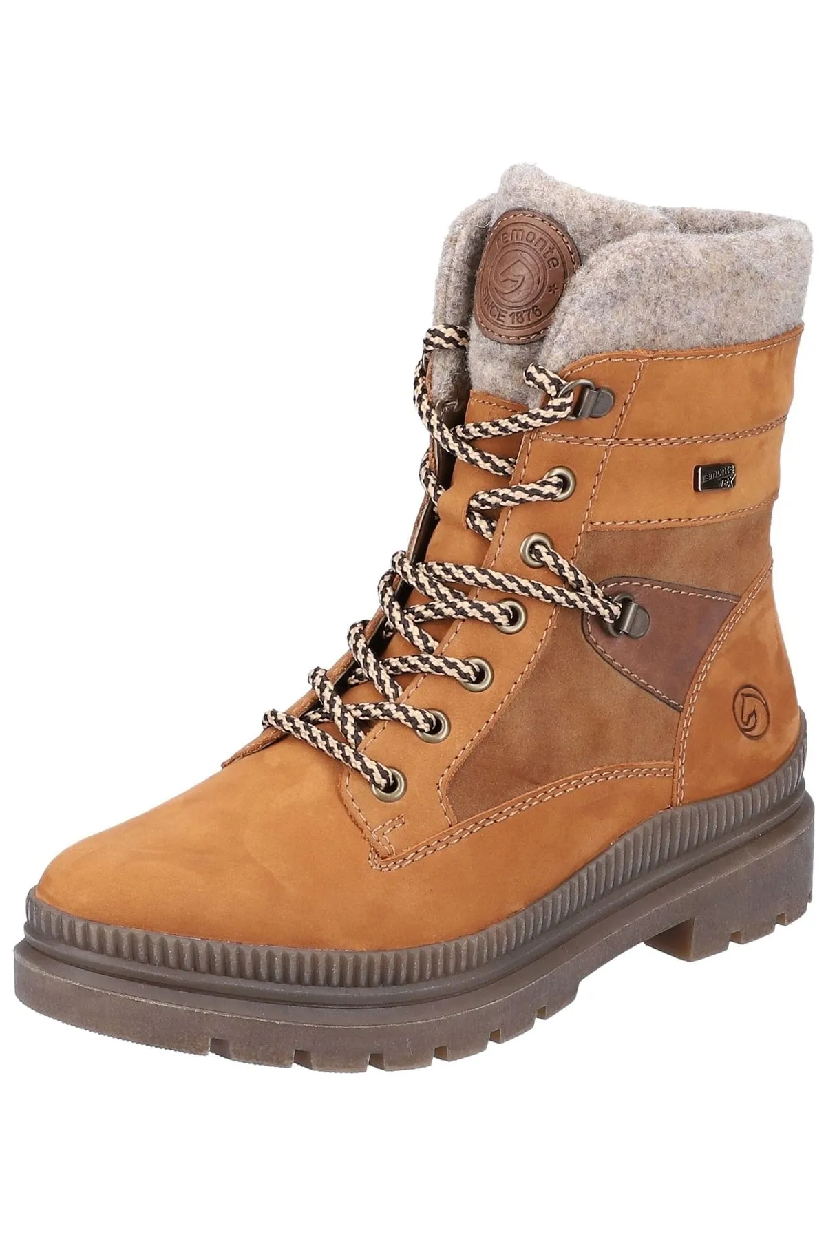Remonte  Stiefelette - Braun - Blockabsatz