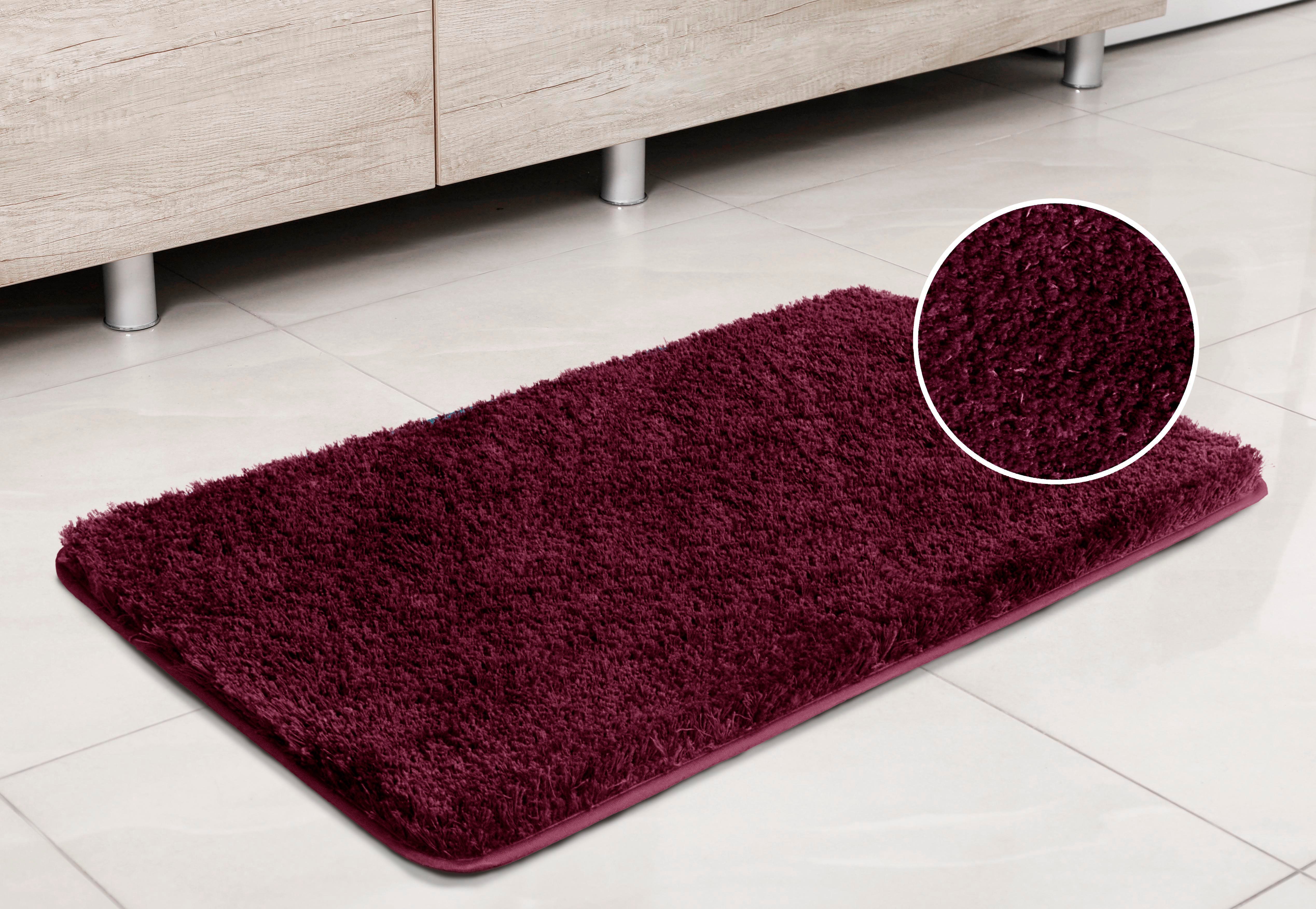 Badematte Essentail/Superwuschel Möve, Höhe 40 mm, rutschhemmend beschichtet, schnell trocknend, strapazierfähig, Polyester, rechteckig, Microfaser-Badematte, Badteppich, rechteckig, rund & als 3-tlg. Set