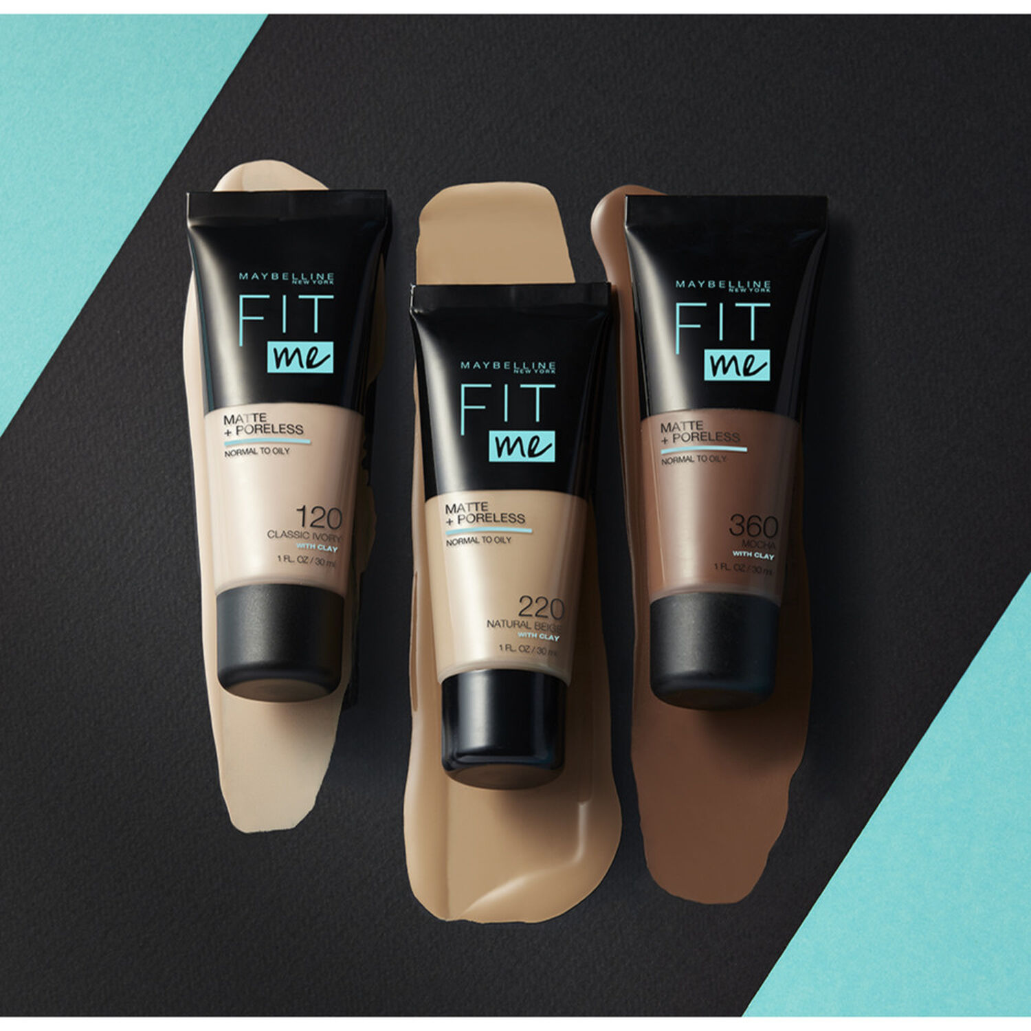 Maybelline New York Fit Me! Fond de Teint Ton sur Ton Matifiant