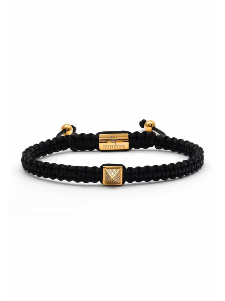 GT COLLECTION Armband Pyramid in black/gold günstig kaufen onesize