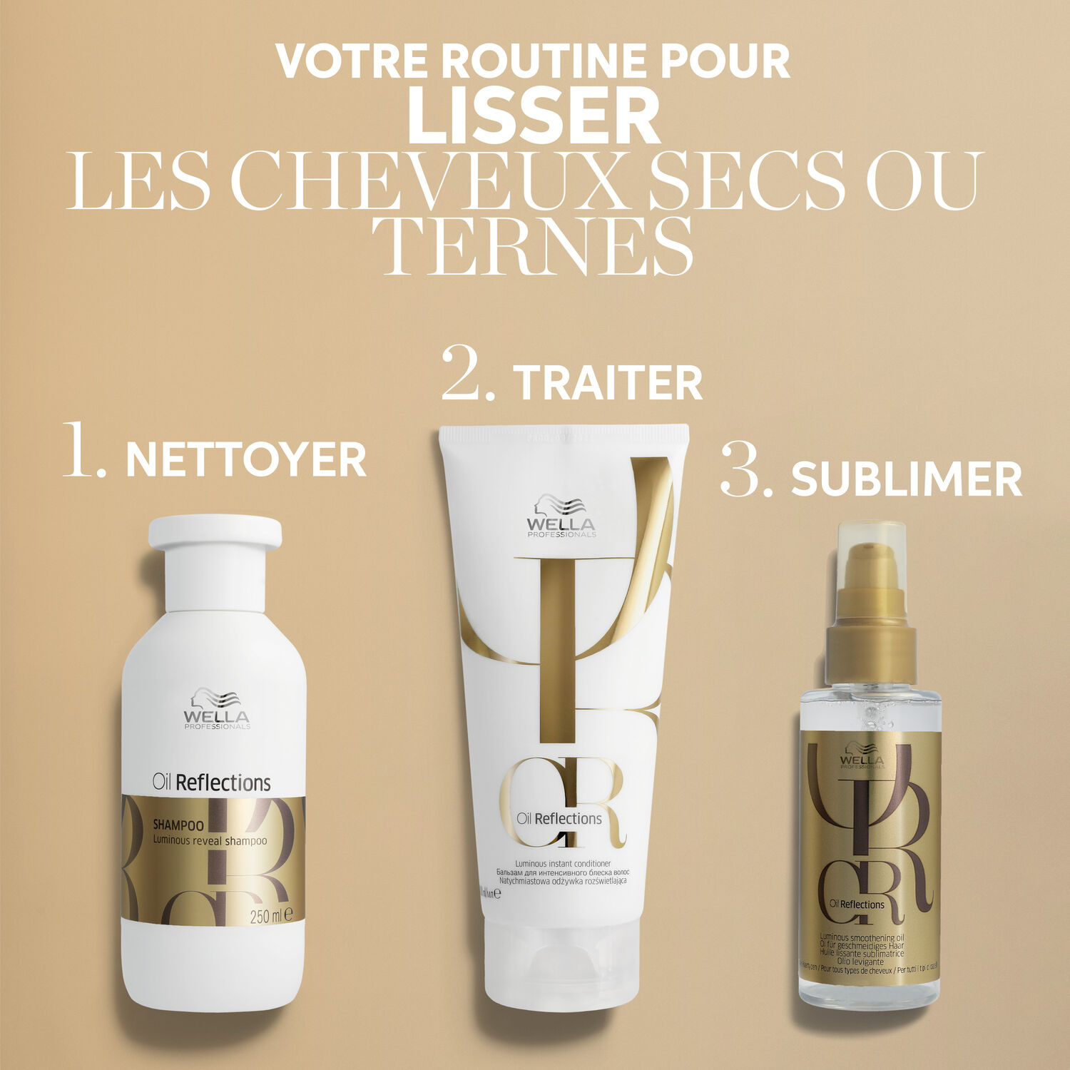Wella Oil Reflections Après-Shampoing Révélateur de Lumière 200 ml