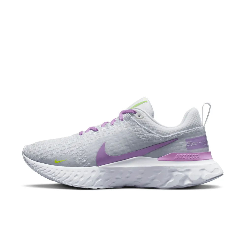 Nike React Infinity Run Flyknit 3 DZ3016-100 / grau