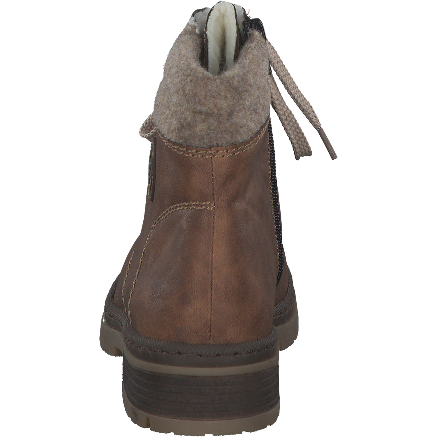 Rieker Y7428, Schnürstiefel, Damen, nuss-anik/kastanie/wood