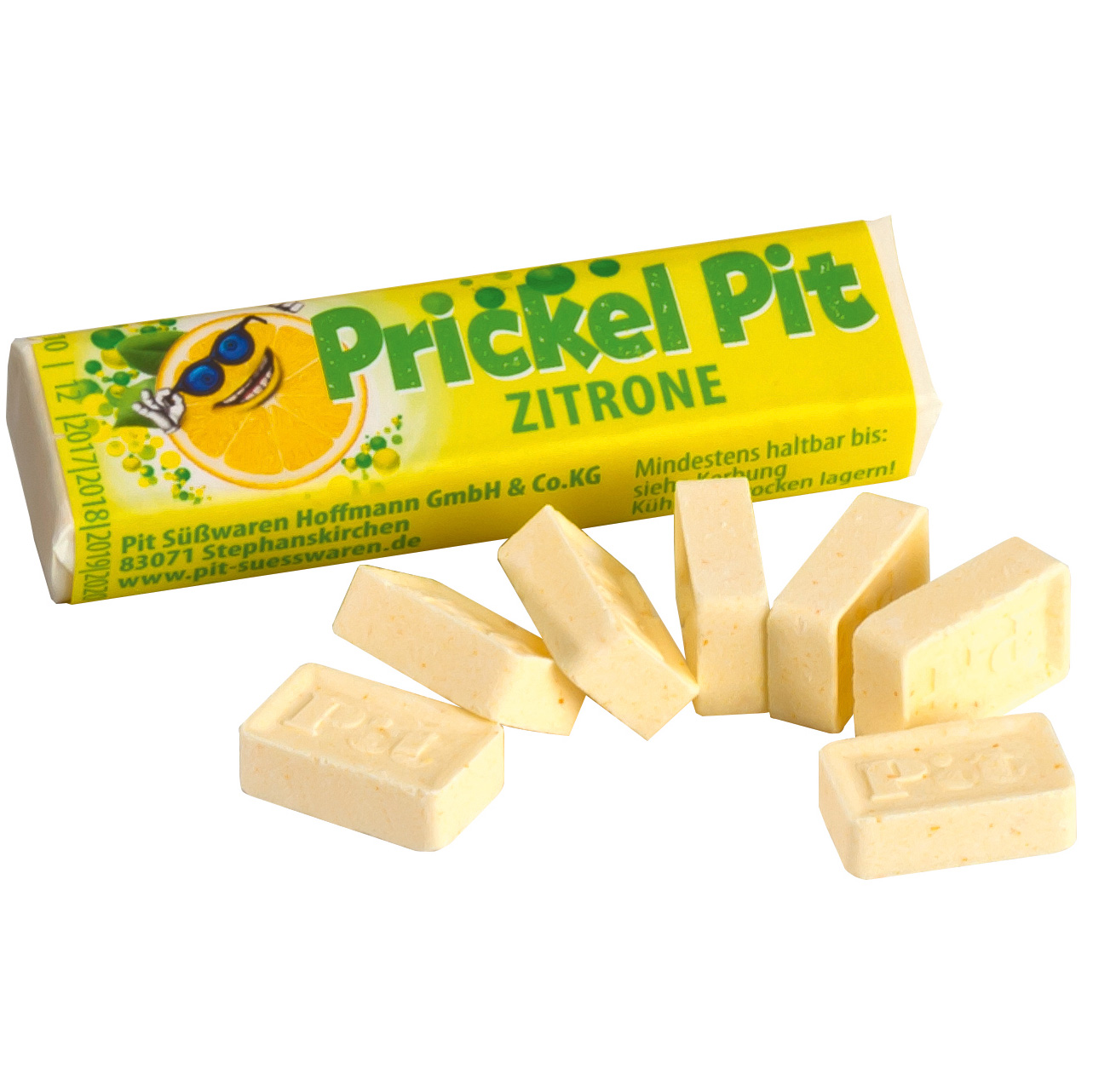 Prickel Pit Brause-Bonbons Zitrone 50er