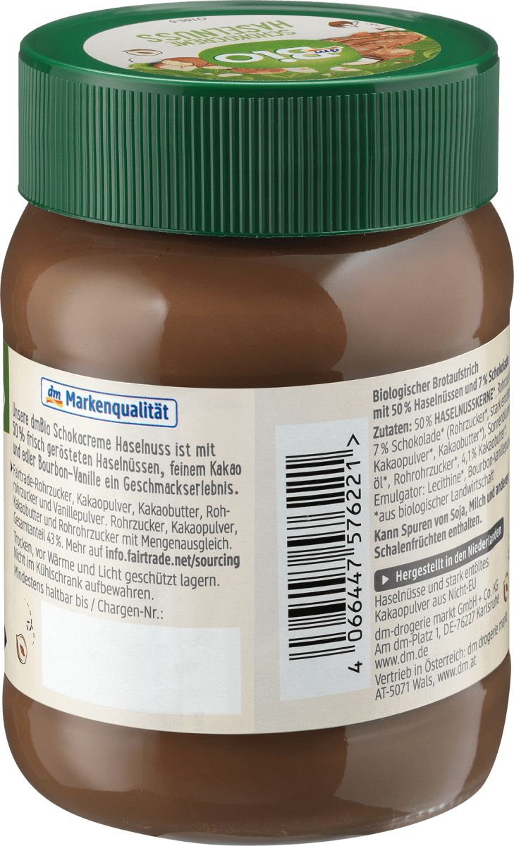 Schokocreme Haselnuss, 400 g