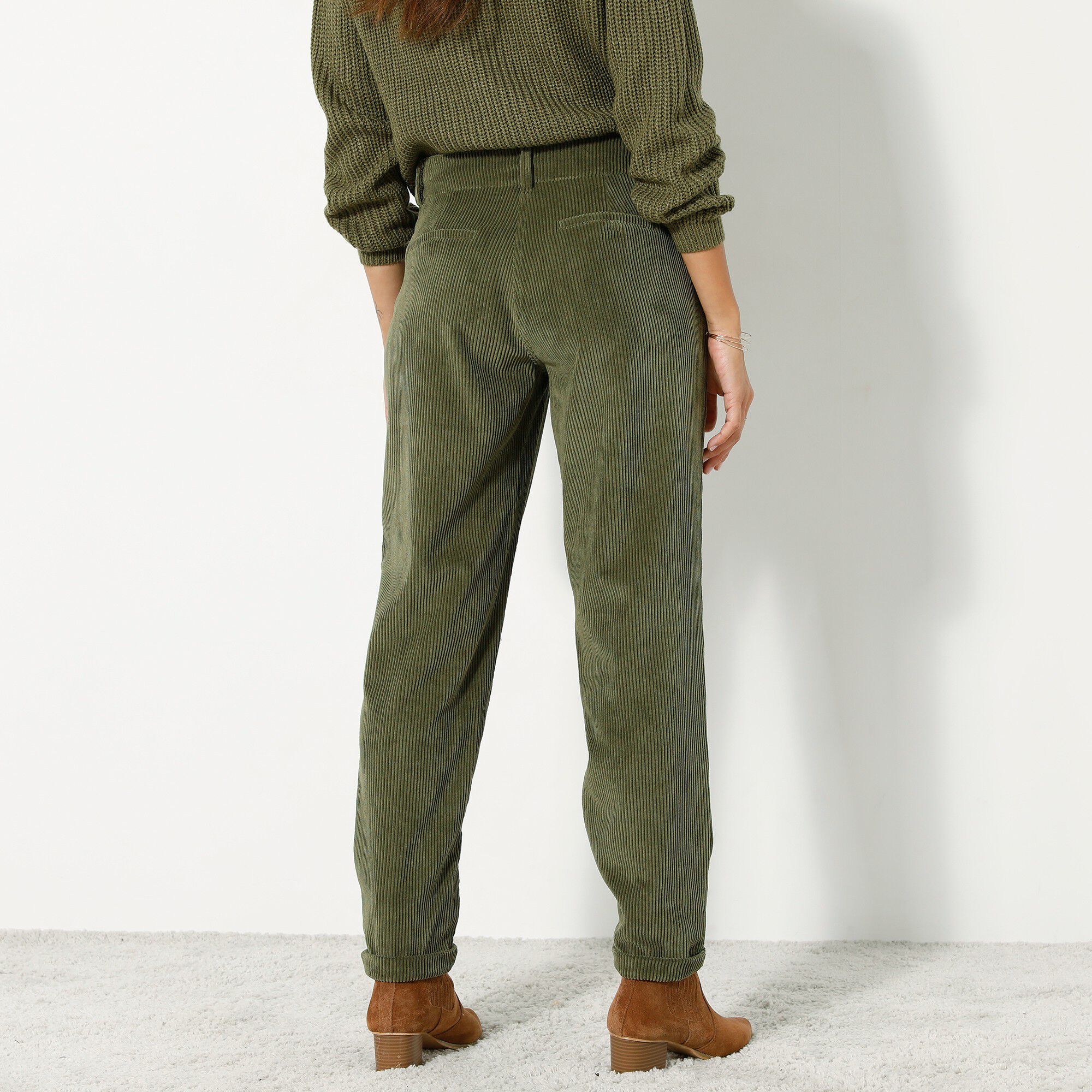 Pantalon 7/8ème, velours