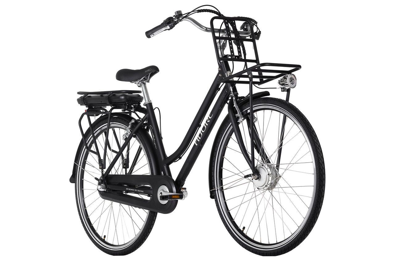 KS Cycling Adore Alu E-City-Bike Damen 28'' Cantaloupe schwarz Frontmotor 36 V/10,4 Ah 3 Gänge