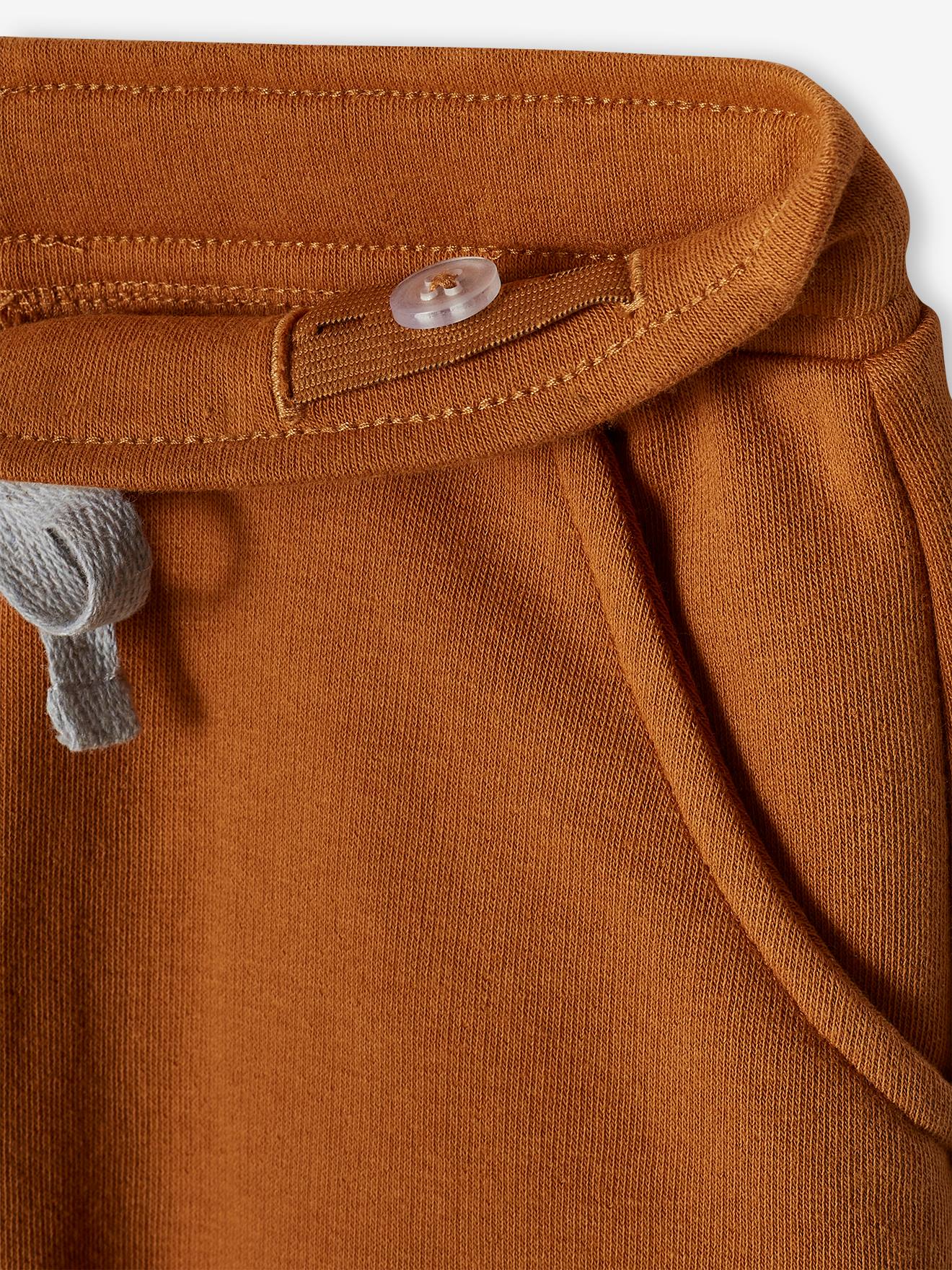 Vertbaudet Jungen Bermudas, Sweatware BASIC Oeko-Tex - anthrazit