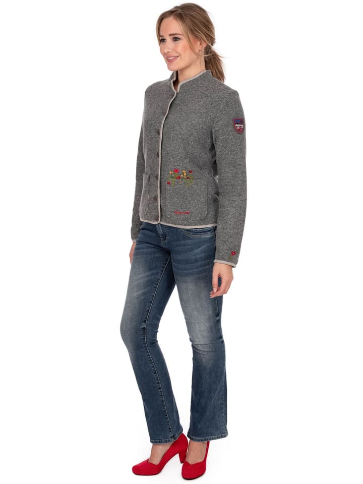 Almgwand Jacke JOCHKOEPFL in grau günstig kaufen