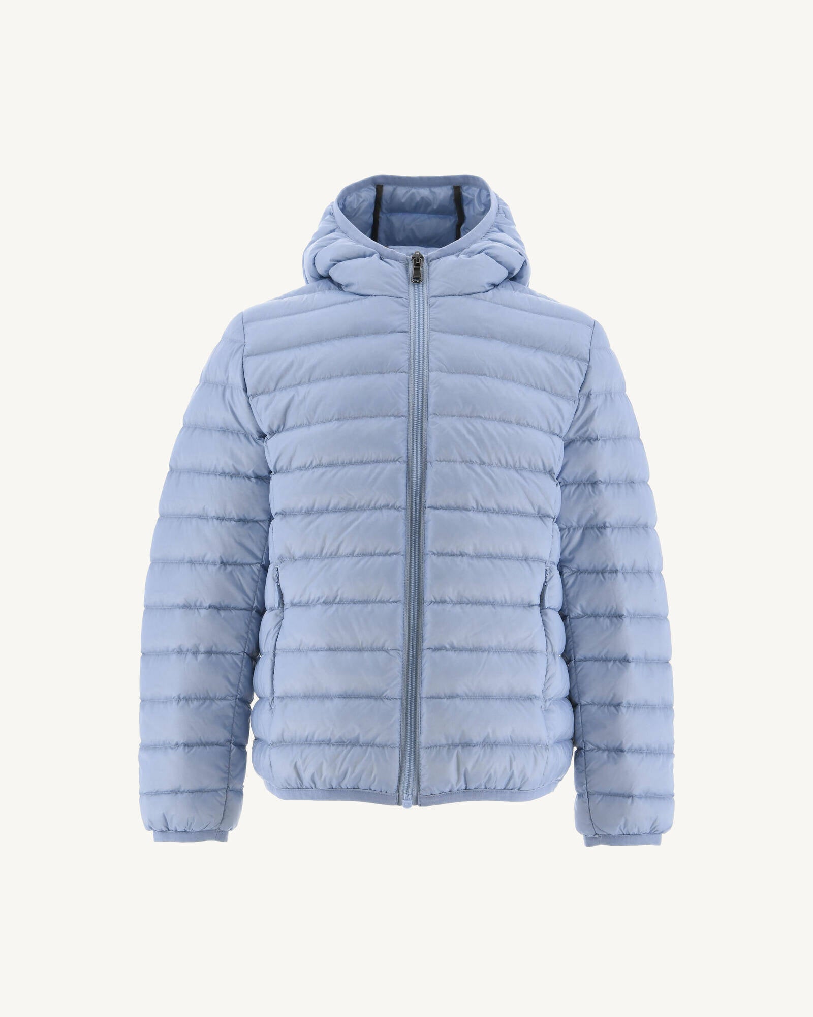 Doudoune légère à capuche enfant Bleu clair Hugo
