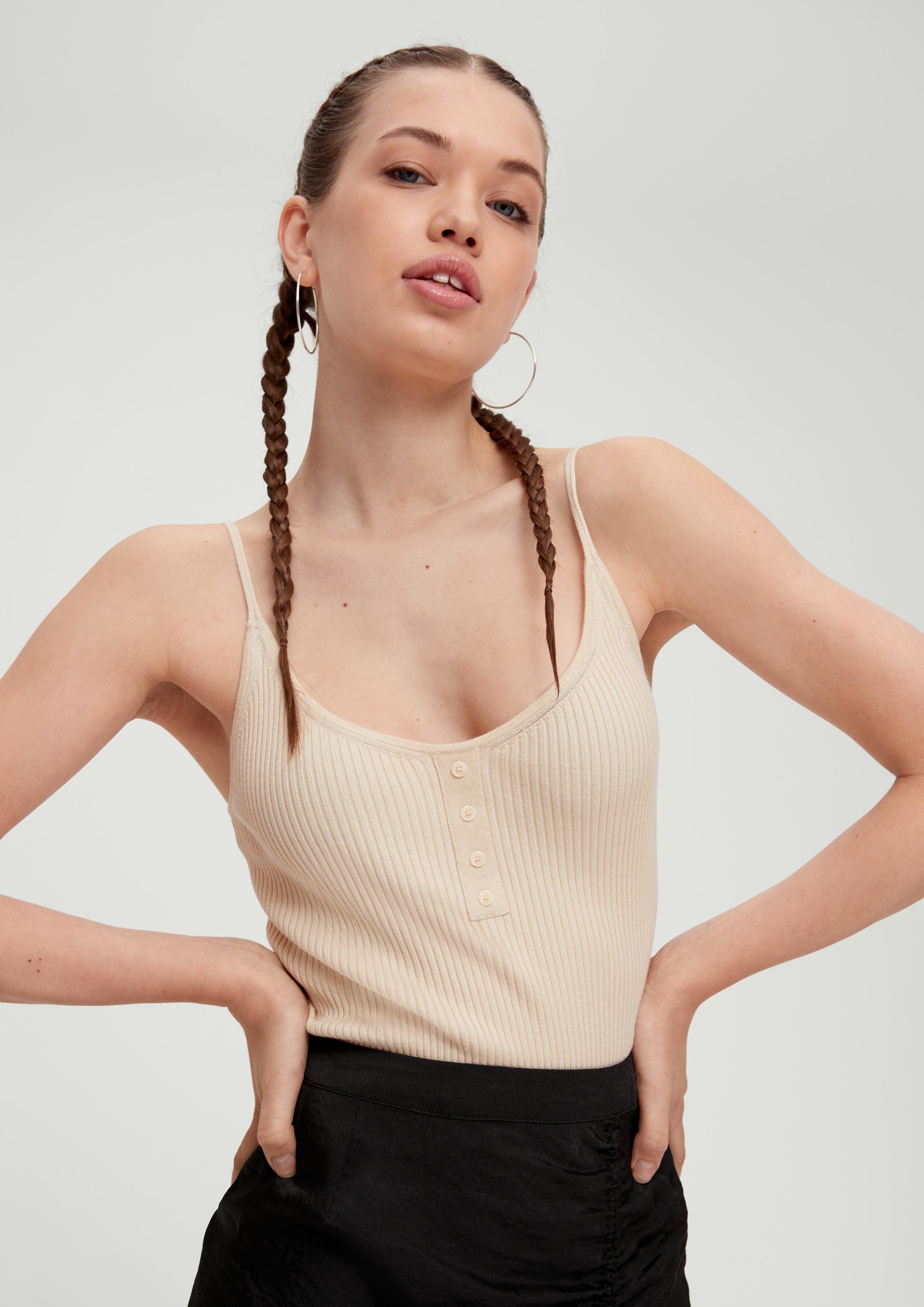 Crop Top aus Viskosemix  2130382-0805