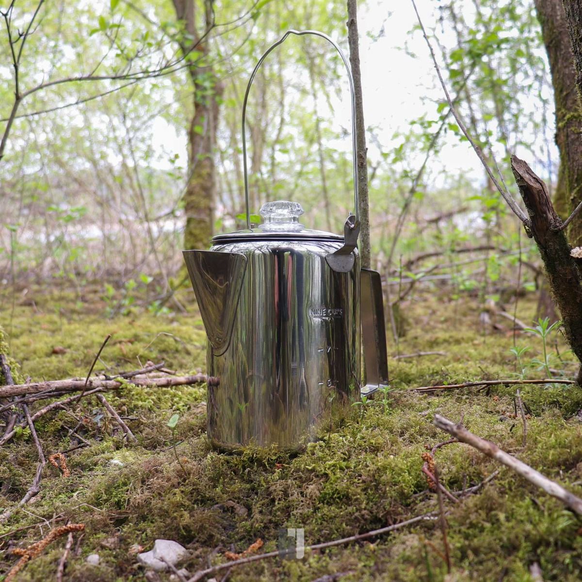 Kaffeekanne Edelstahl mit Perkolator