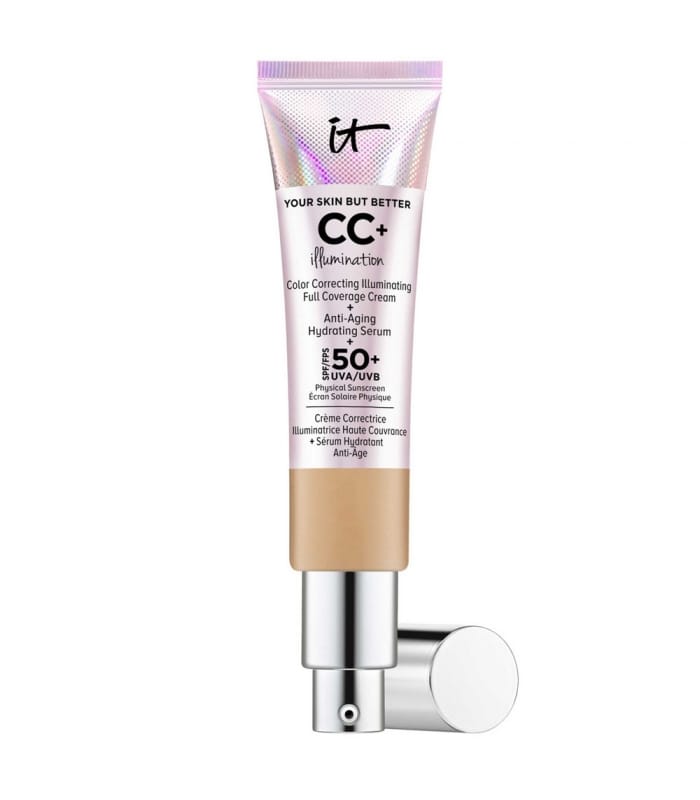 IT COSMETICS-Your Skin But Better™ Cc+ Cream Illumination-Crème Correctrice Illuminatrice Haute Couvrance + Sérum Hydratant Anti-Âge SPF 50+