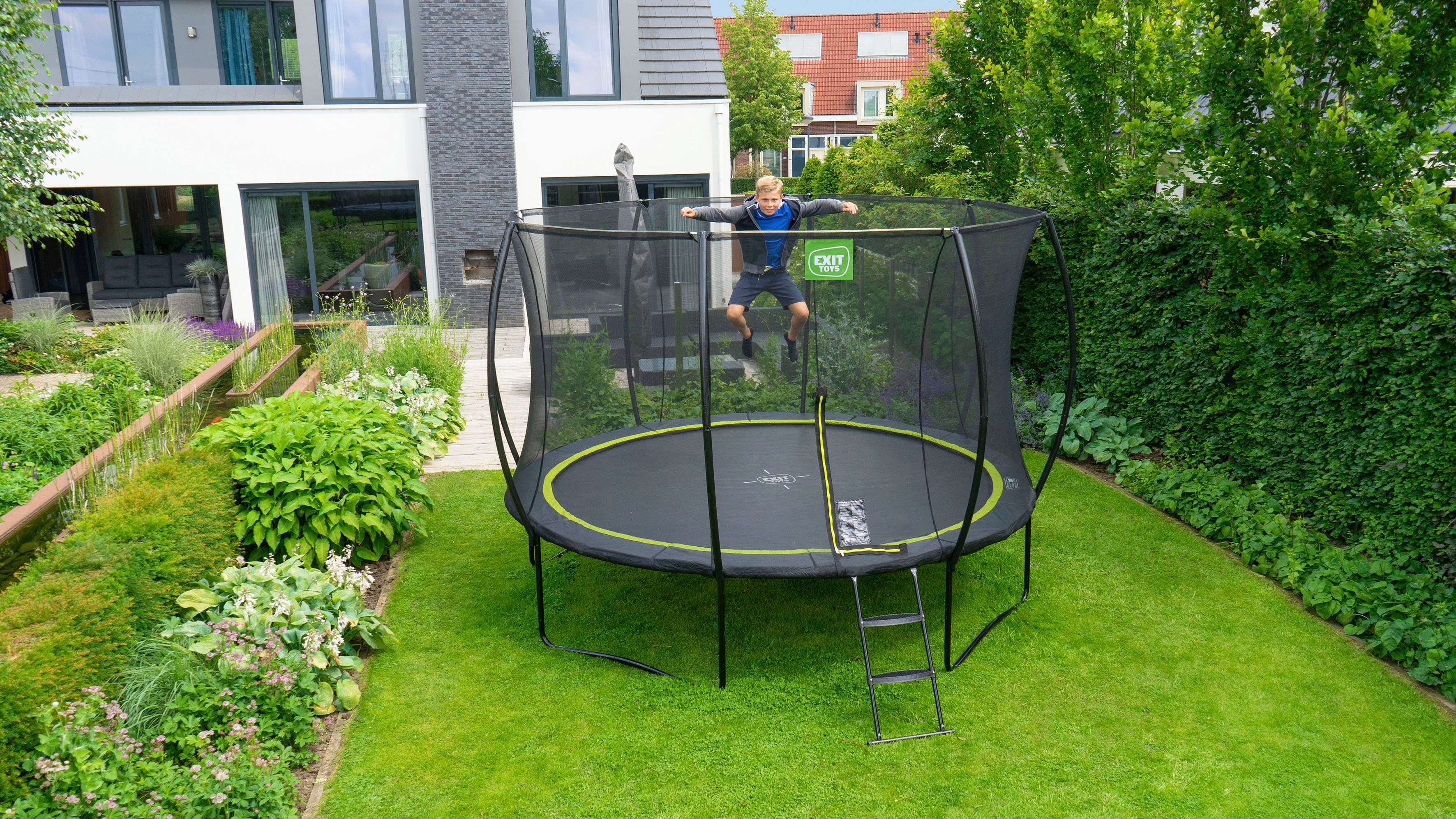 EXIT Gartentrampolin Silhouette, Ø 305 cm