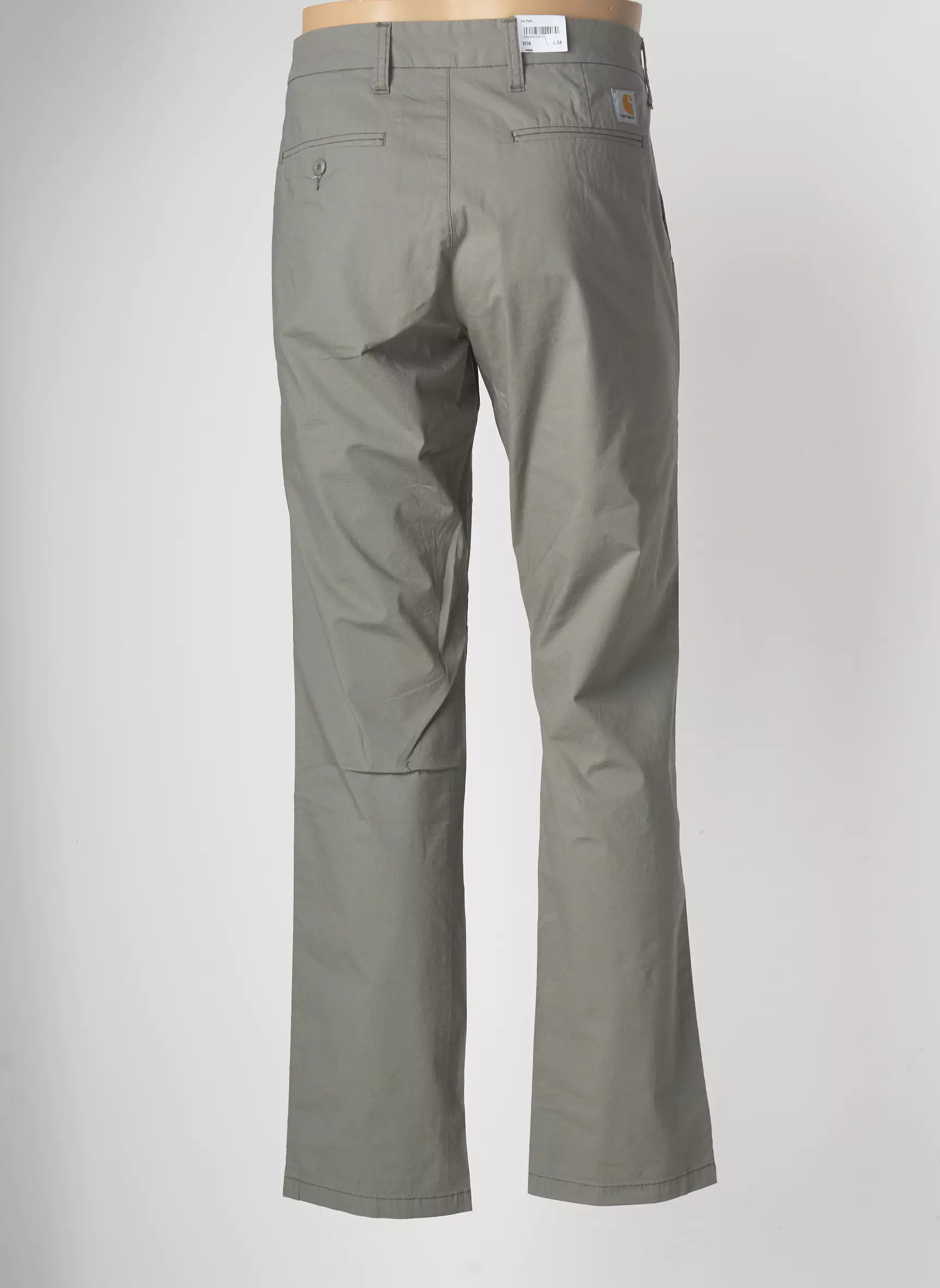 Carhartt Pantalons Chino Homme couleur vert