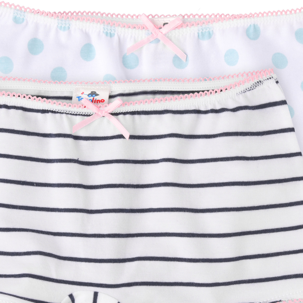 2 Mädchen Pantys im Muster-Mix