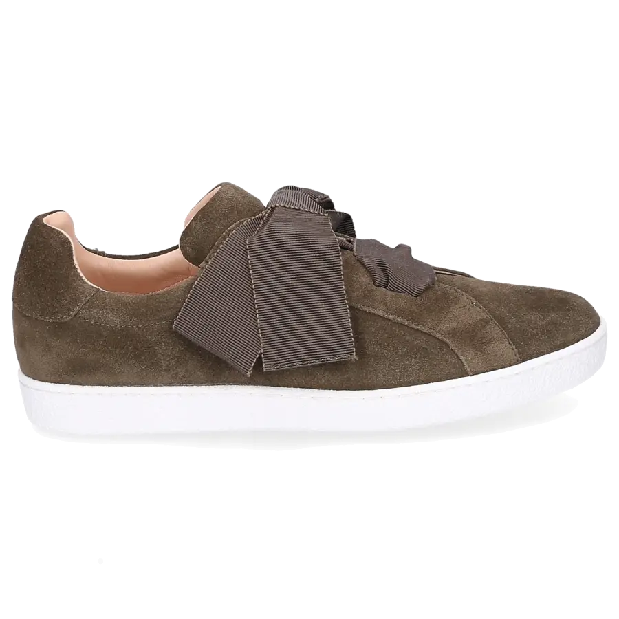 Unützer - Sneaker low 8254 Veloursleder khaki - grün