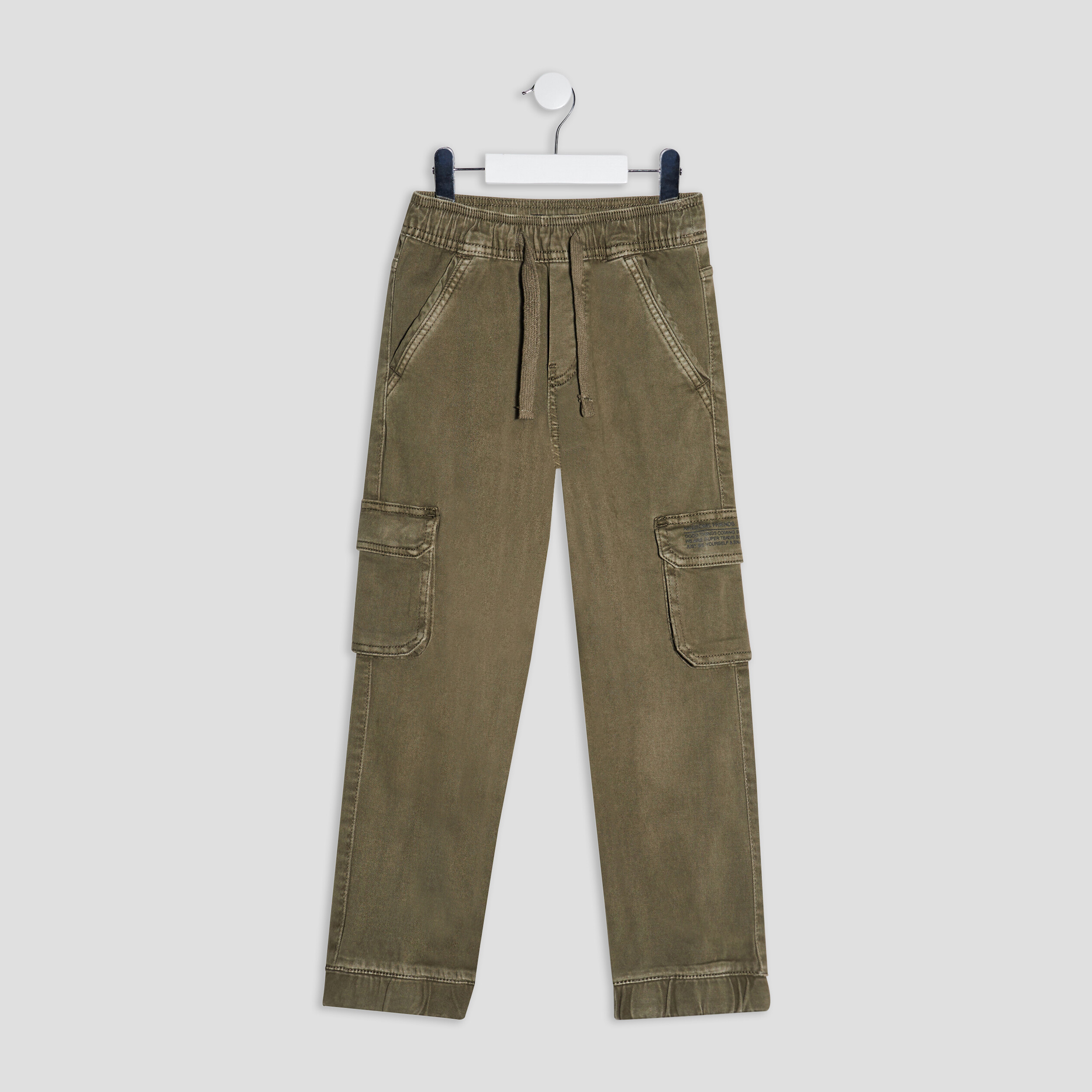 Pantalon jogger vert kaki garçon | La Halle