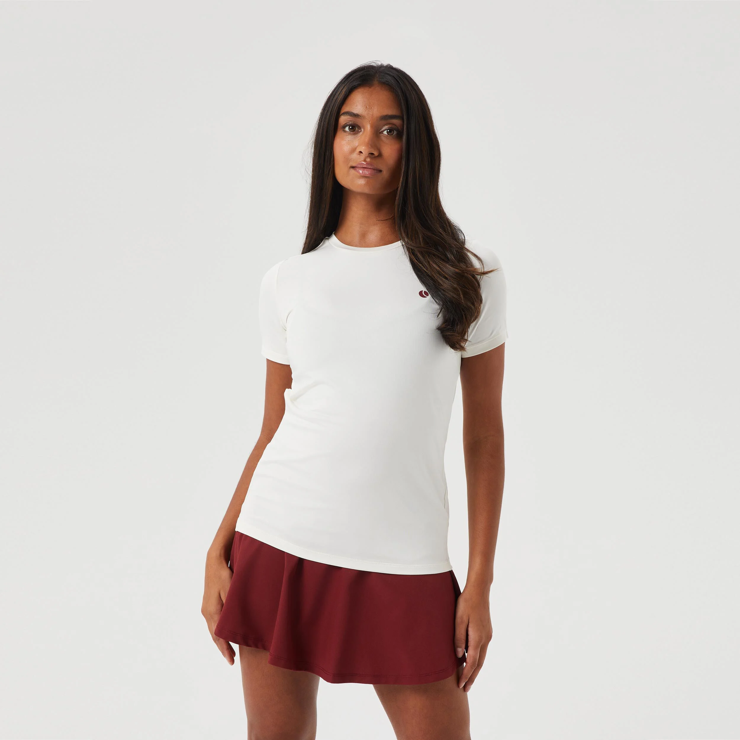 Ace Slim T-Shirt Damen - Weiß