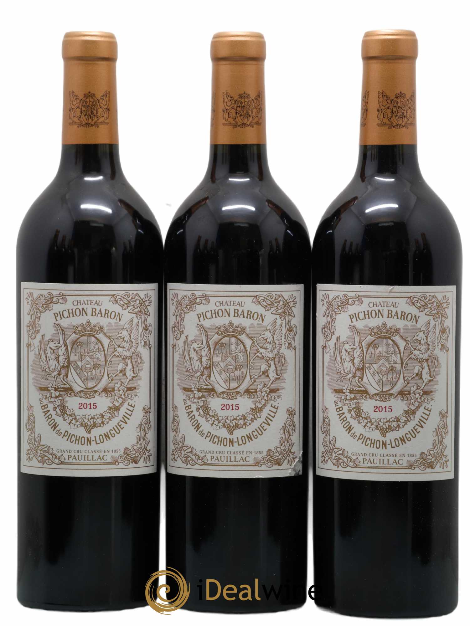 Pichon Longueville Baron 2ème Grand Cru Classé  2015 - Lot de 12 Bouteilles
