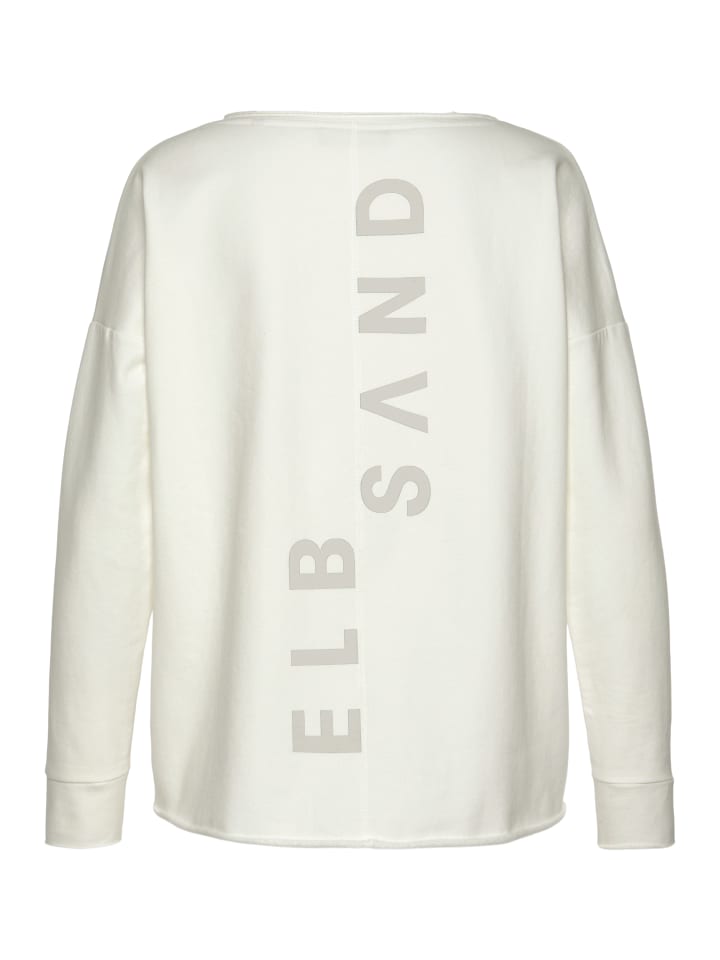 ELBSAND Sweatshirt in weiß günstig kaufen