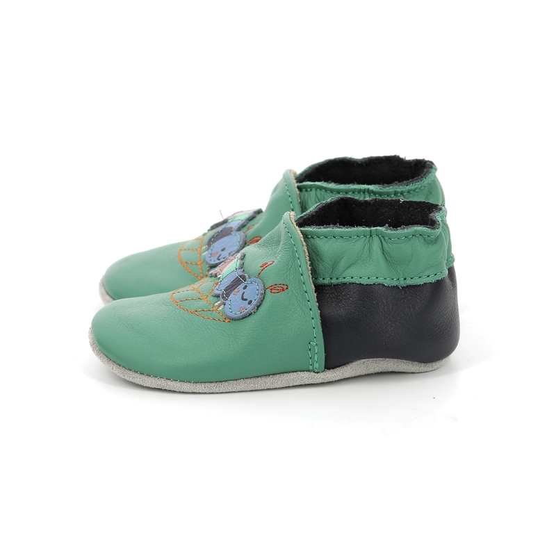 Chaussons cuir Krunchy