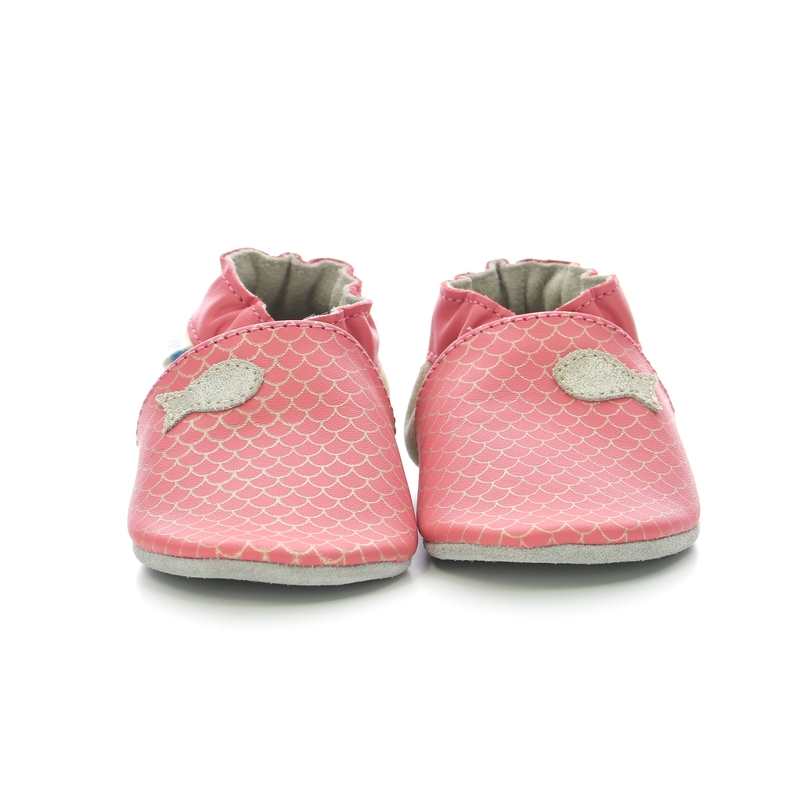 Chaussons cuir Precious Fish