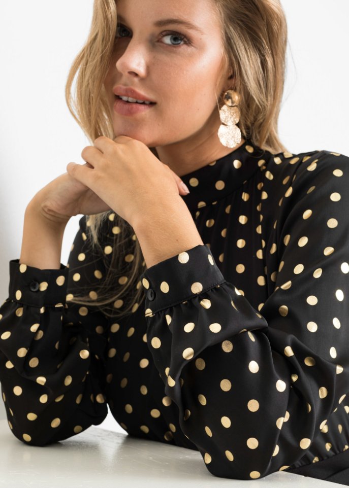 Kleid mit Polka-Dots