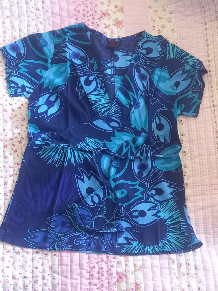 Aller Simplement Tunika in Dunkelblau/ Hellblau günstig kaufen 38/40