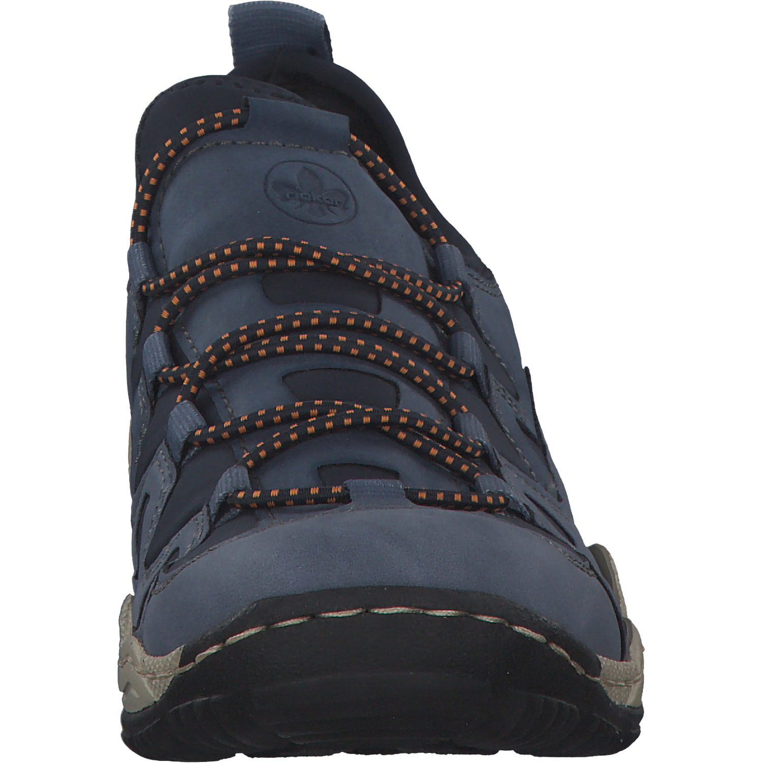 Rieker L0546, Schnürschuhe, lightblue/jeans/navy