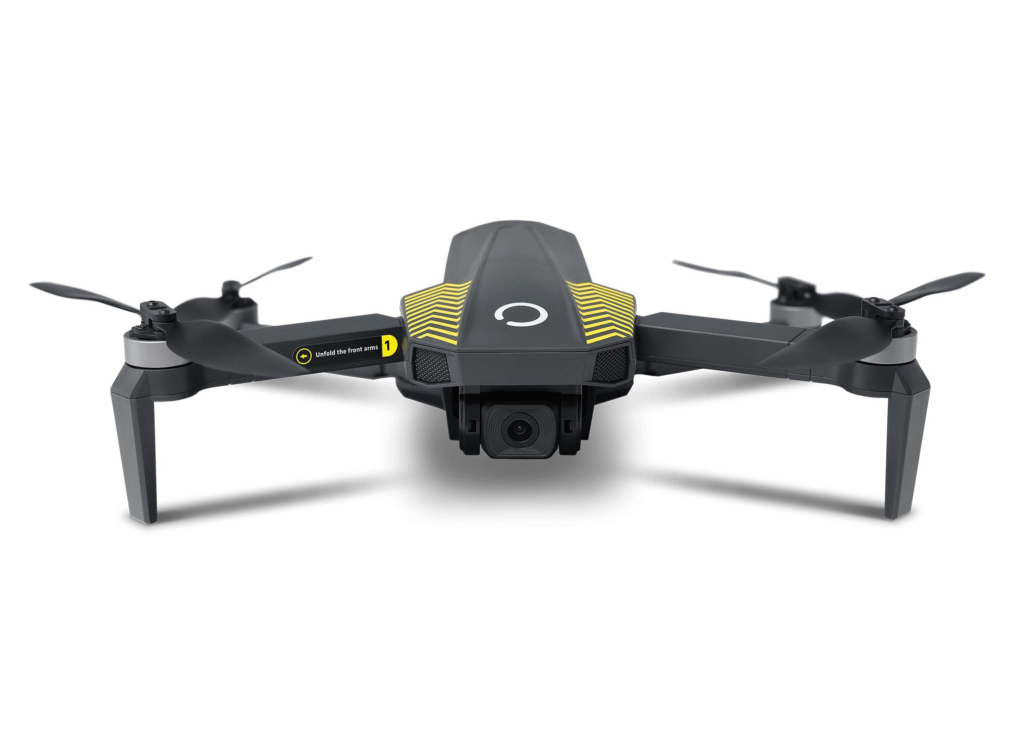 Overmax X-BEE 9.5 FOLD Drohne (3840 x 2160, 4K 16 FPS, 2,5K 25 FPS, 4K Kamera, FPV WiFi Live, Klasse C0, GPS, Reichweite 600m, LEDs)