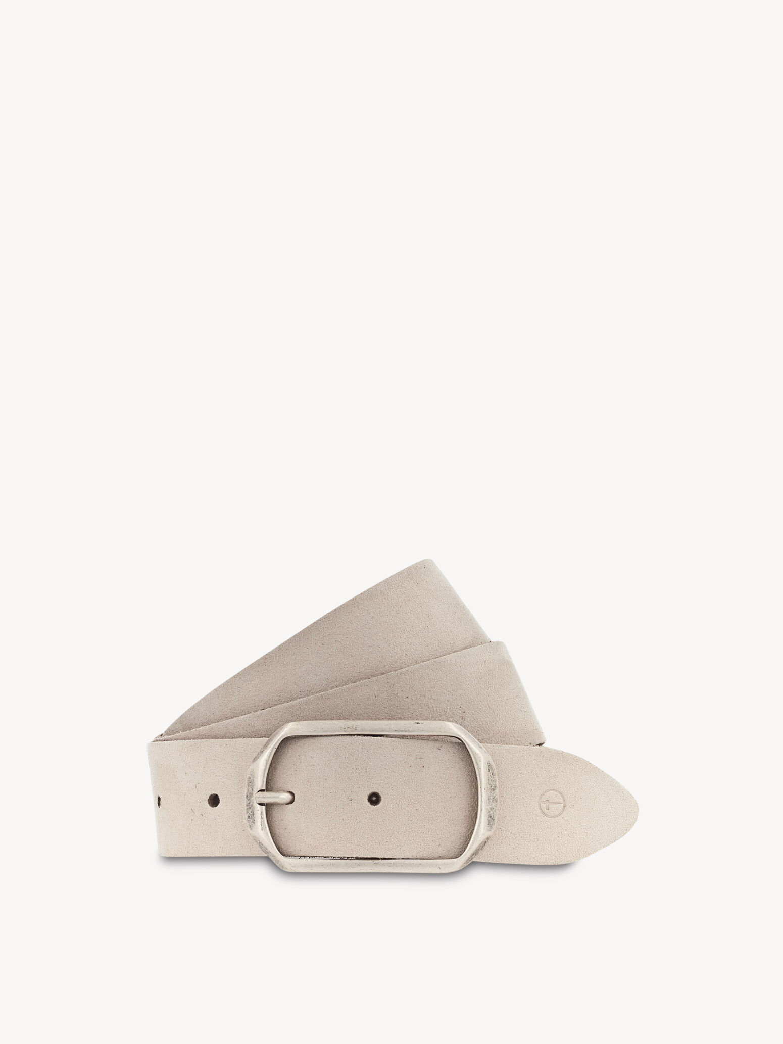 Ceinture en cuir - beige