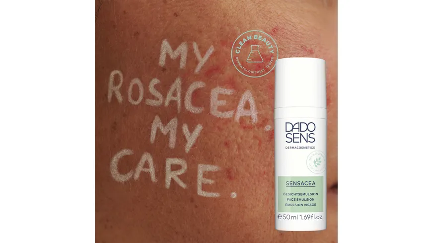 DADO SENS SENSACEA Gesichtsemulsion - bei hypersensibler Haut & Couperose 50 ml