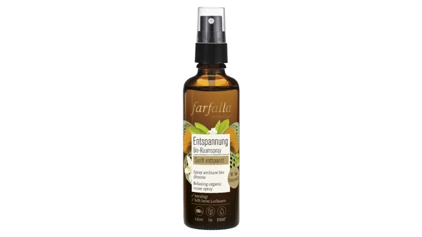 Farfalla Orangenblüte Entspannender Bio-Raumspray 75 ml
