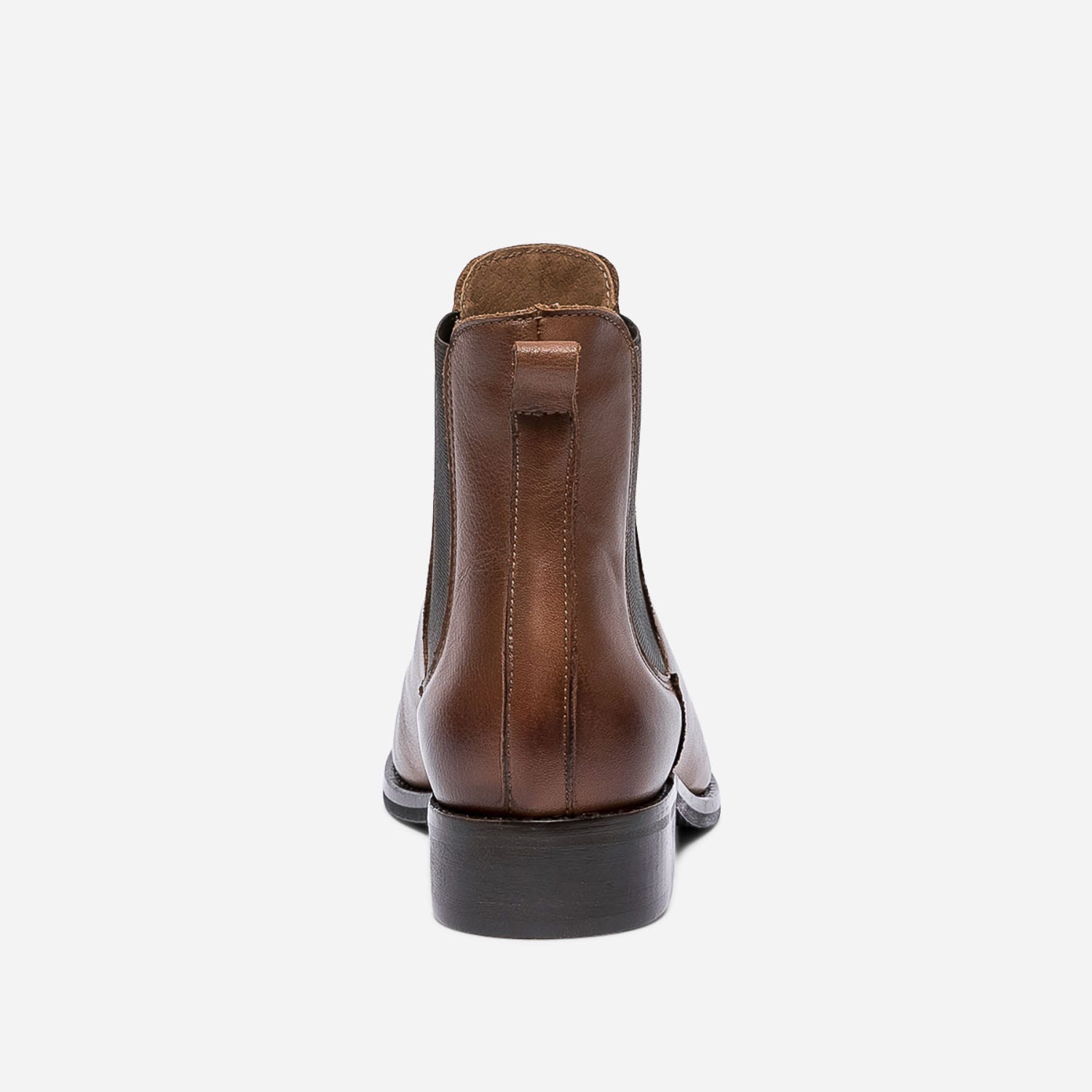 Chelsea boots cognac en cuir