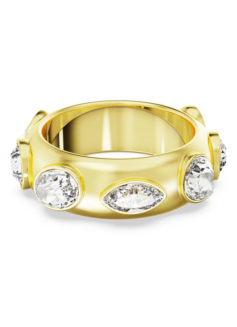Inelul Swarovski al lui Dexter, placat cu aur, mărimea 58